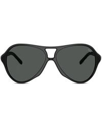 DIESEL - Lunettes De Soleil À Monture Pilote - Lyst