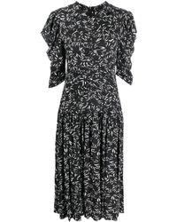 Proenza Schouler - Maxi-jurk Met Abstract Patroon - Lyst