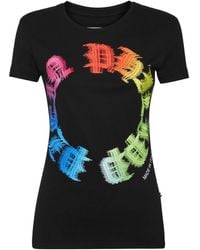 Philipp Plein - Gothic Plein-Print T-Shirt - Lyst