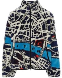 Burberry - Veste London Map En Polaire - Lyst