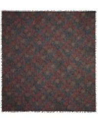 Faliero Sarti - Math Checked Frayed-Edge Scarf - Lyst