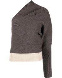 Rick Owens - ワンショルダー リブニット セーター - Lyst