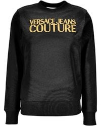 Versace Jeans Couture - Logo-Embroidered Sweatshirt - Lyst