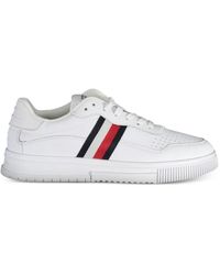 Tommy Hilfiger - Stripe-Detail Sneakers - Lyst