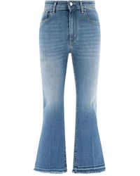 Jacob Cohen - Flared Jeans Met Borduurwerk - Lyst
