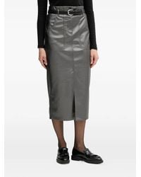 MARC AUREL - Pocket Midi Skirt - Lyst