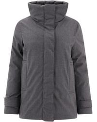 Aspesi - Chaqueta de cuello alto - Lyst