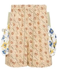 STORY mfg. - Shorts Met Bloemenprint - Lyst