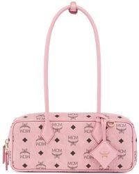 MCM - Aren Visetos Shoulder Bag - Lyst