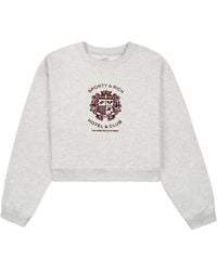 Sporty & Rich - Sweater Met Wapenschild - Lyst