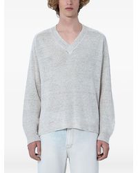Our Legacy - Rue V-Neck Long-Sleeve Sweater - Lyst