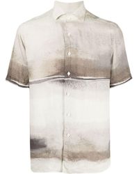Corneliani - Overhemd Met Abstracte Print - Lyst