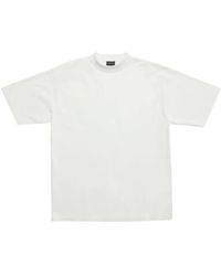 Balenciaga - Embroidered-Logo Cotton T-Shirt - Lyst