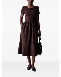 Marc O' Polo - Gathered-Skirt Midi Dress - Lyst