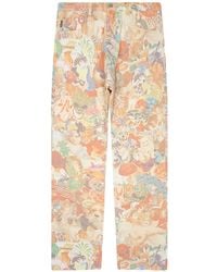 Pleasures - Vaqueros Rectos Stickers - Lyst