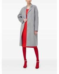 Custommade• - Jas Met Kristallen Knoop En Ceintuur - Lyst
