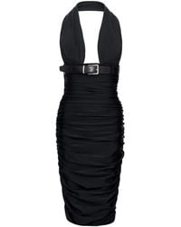 MEDEA - Ruched Midi Dress - Lyst