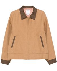 Visvim - Giacca Con Colletto A Contrasto - Lyst