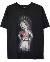 Chio - Punkii Graphic-Print Cotton T-Shirt - Lyst