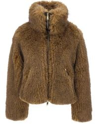 Moose Knuckles - Jacke aus Faux Fur mit Reißverschluss - Lyst
