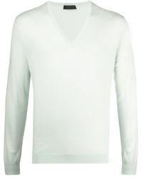 Prada - Knitted Long-Sleeve Jumper - Lyst