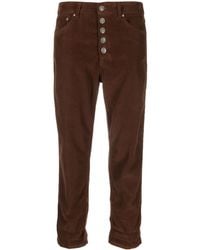 Dondup - Ribfluwelen Broek - Lyst