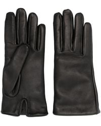 Saint Laurent - Leather Gloves - Lyst