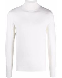 Dell'Oglio - Fein Gestrickter Rollkragenpullover - Lyst