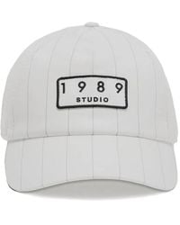 1989 STUDIO - Striped Logo-Patch Cotton Cap - Lyst