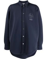 GmbH - Logo-Print Recycled Nylon Shirt - Lyst