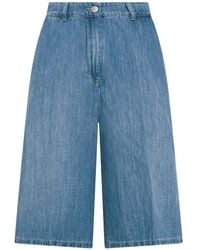 Seventy - Button Shorts - Lyst