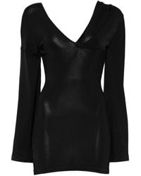 AYA MUSE - V-Neck Mini Dress - Lyst
