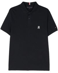 Tommy Hilfiger - Th Monogram Cotton Polo Shirt - Lyst