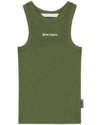Palm Angels - Logo Ribbed Tank Top - Lyst