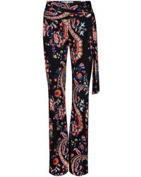 Rabanne - Paisley-print Flared Trousers - Lyst