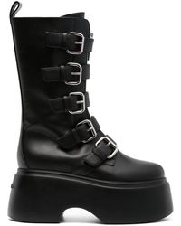 Le Silla - Kembra 100mm Leather Ankle Boots - Lyst