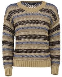 Weekend by Maxmara - Mesh-Knit Jumper - Lyst