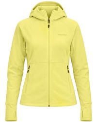 Marmot - Hoodie Met Logoprint En Rits - Lyst