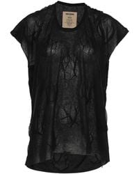 Uma Wang - Patterned Short-Sleeve Top - Lyst