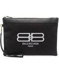Balenciaga - Pouch Con Stampa - Lyst