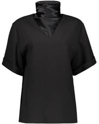 Ellery - Drape Neck Blouse - Lyst