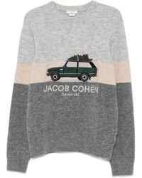Jacob Cohen - Wool Crewneck Sweater - Lyst