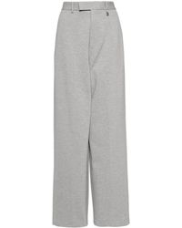 GIUSEPPE DI MORABITO - Polyamide Cotton Viscose Straight-Leg Trousers - Lyst