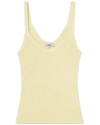 Agolde - Jordan Ribbed-Knit Scoop-Neck Tank Top - Lyst