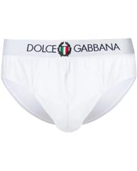 Dolce & Gabbana - Slip Met Logo - Lyst