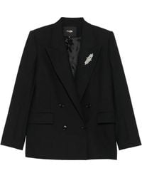 Maje - Vayra Blazer Met Dubbele Rij Knopen En Kristallen - Lyst