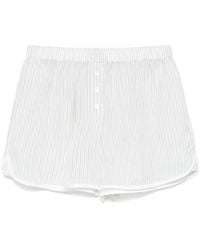 Frankie Shop - Brenna Striped Shorts - Lyst