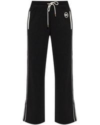 MICHAEL Michael Kors - Logo-Patch Side-Stripe Track Pants - Lyst