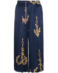 Natasha Zinko - Silk Nautical Track Pants - Lyst