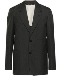 Golden Goose - Single-Breasted Virgin Wool Blazer - Lyst